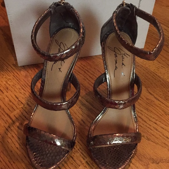Badgley Mischka Mark and James Malana heels. - Picture 2 of 10